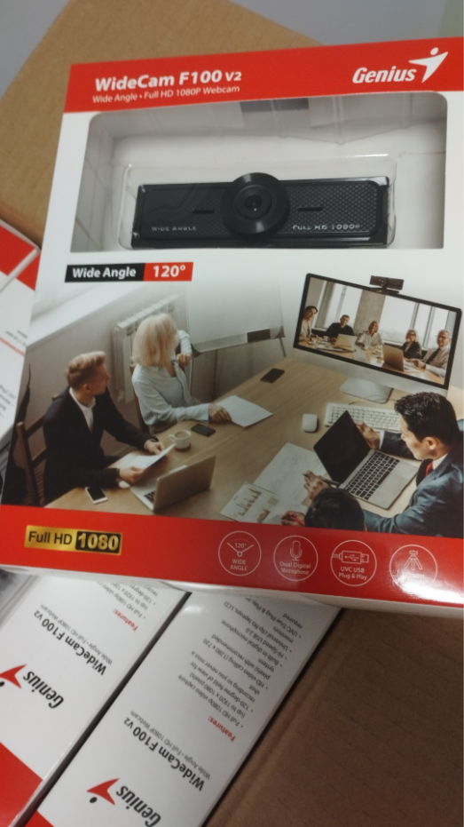 Genius WideCam F100 V2 doboz